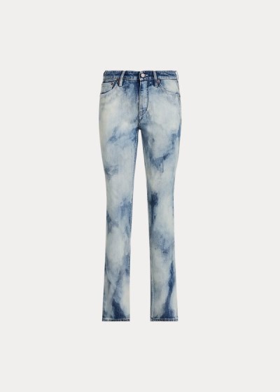 Jeans Ralph Lauren Mujer Azules - Bleached 160 Slim - BLUXD8091